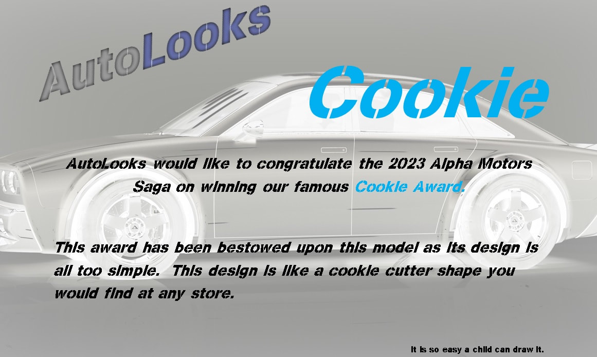 Cookie Award - Alpha Motors Saga