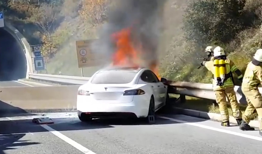 Model S Fire