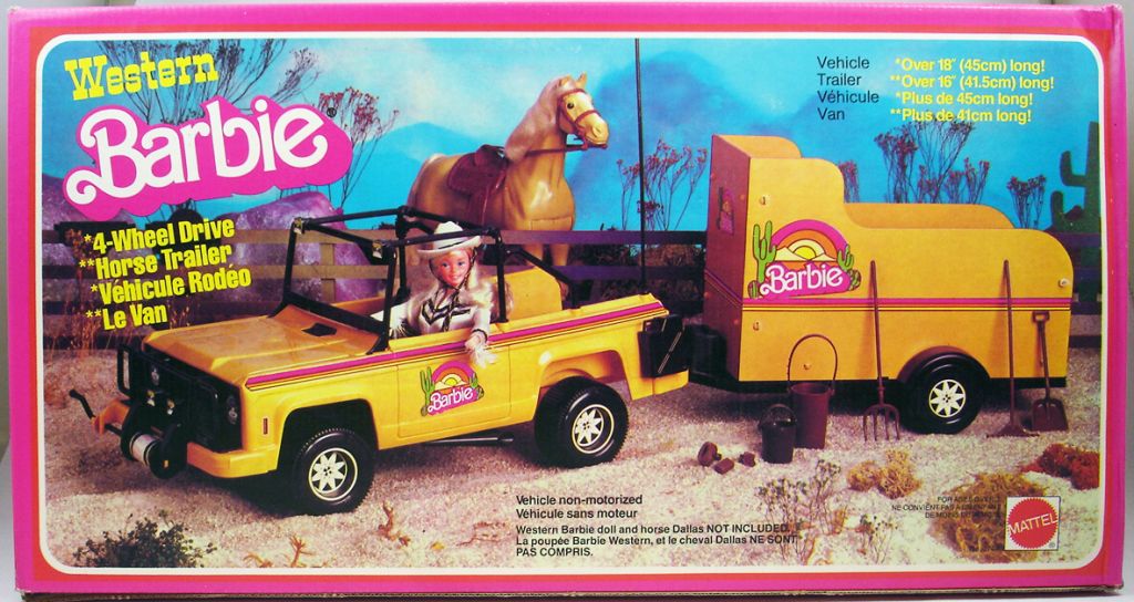 1980 Barbie Western Jeep