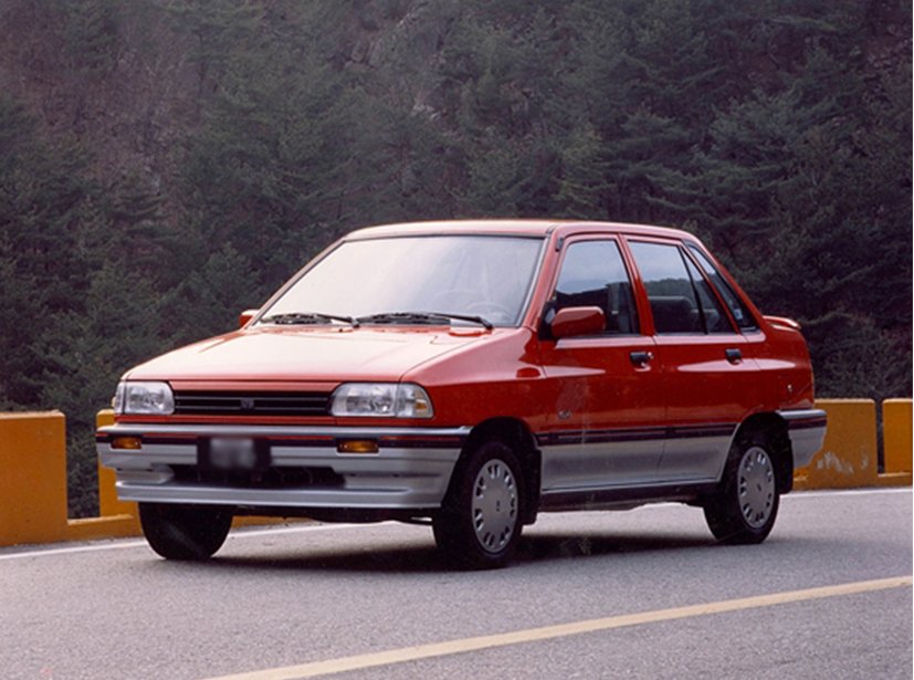 1988 Kia Pride Sedan