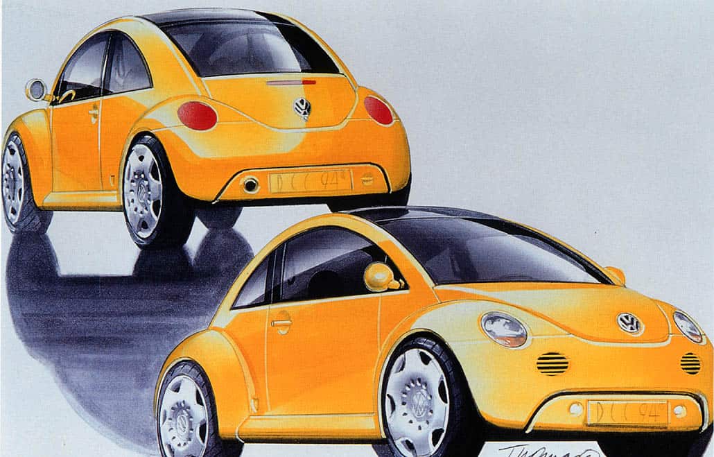 1994 Volkswagen Beetle Concept art