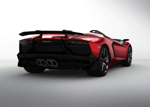 2012 Lamborghini Aventador J rear