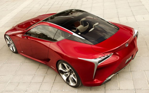 2012 Lexus LF-LC hybrid concept rear