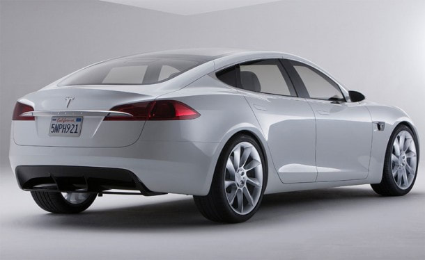 2013 Tesla Model S rear
