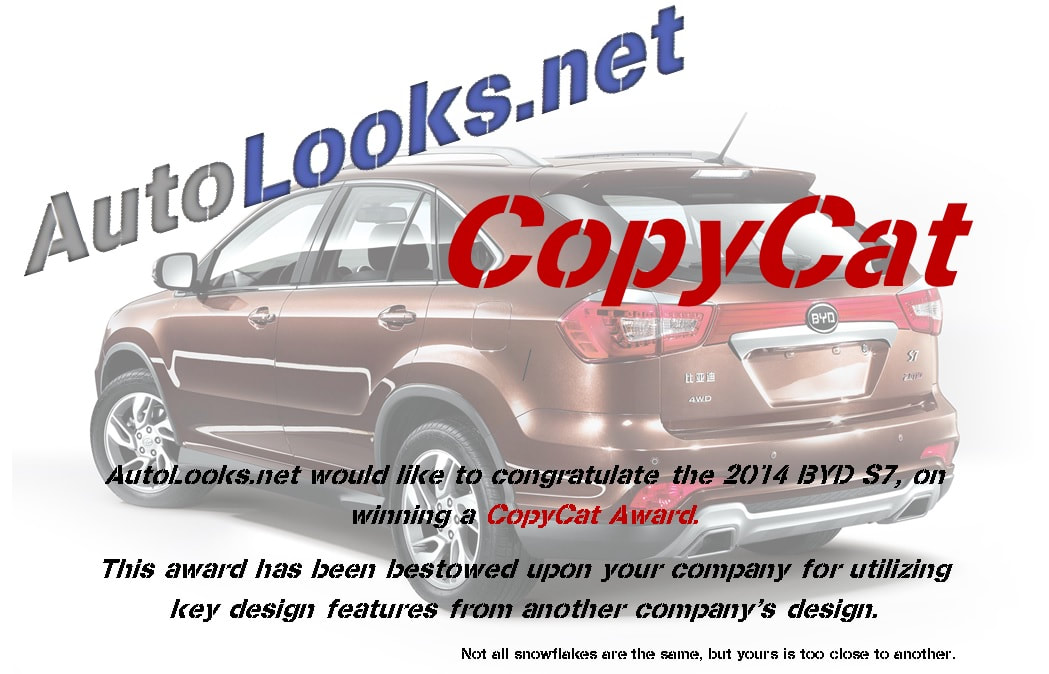 2014 Byd S7 CopyCat Certificate