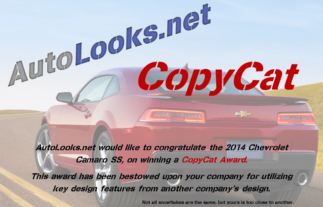 2014 Chevrolet Camaro SS CopyCat Certificate