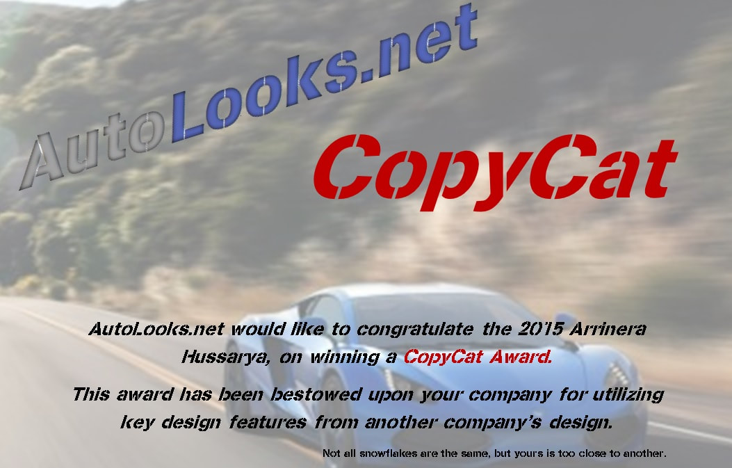 2015 Arrinera Hussarya CopyCat Certificate