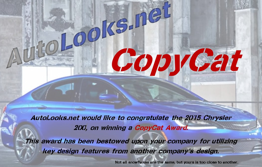 2015 Chrysler 200 CopyCat Certificate