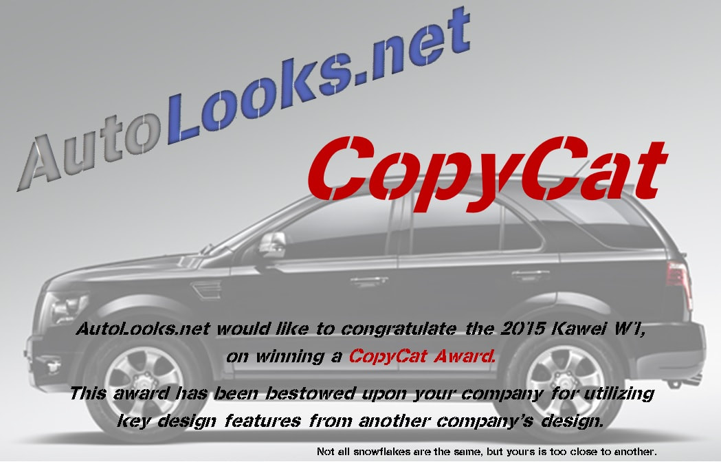 2015 Kawei W1 CopyCat Certificate