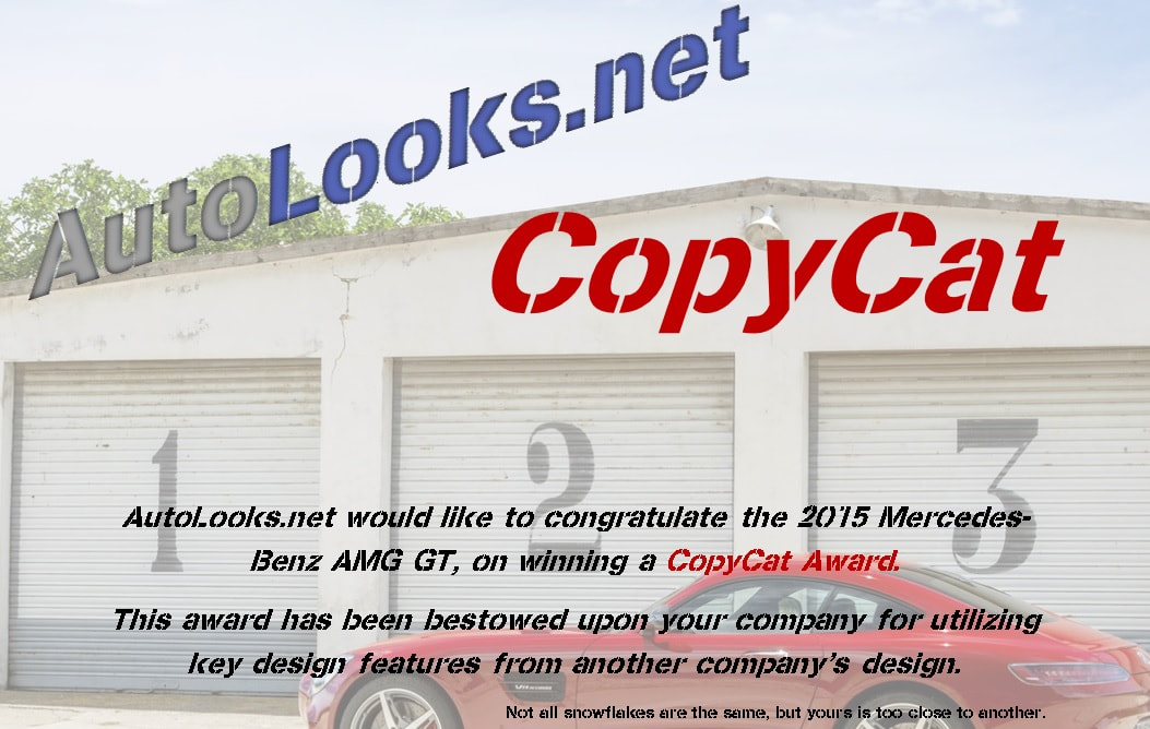 2015 Mercedes-Benz AMG GT CopyCat Certificate
