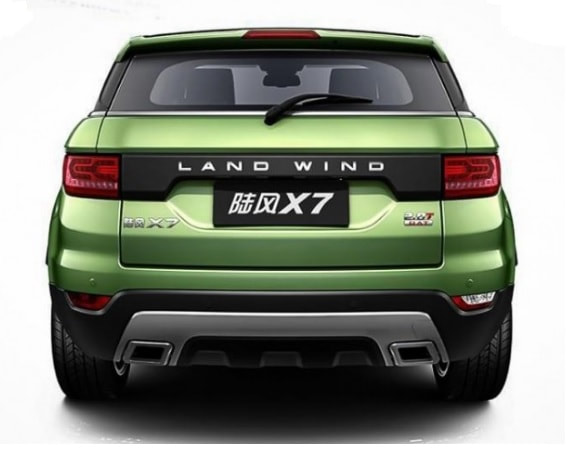 2012 Landwind X7 rear