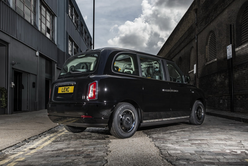 2018 London Electric Black Cab rear