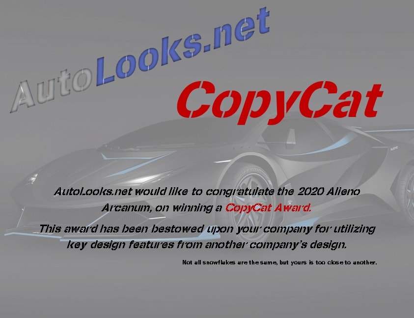 2020 Alieno Arcanum CopyCat Certificate