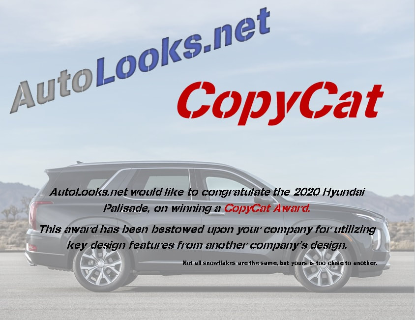 2020 Hyundai Palisade CopyCat Certificate