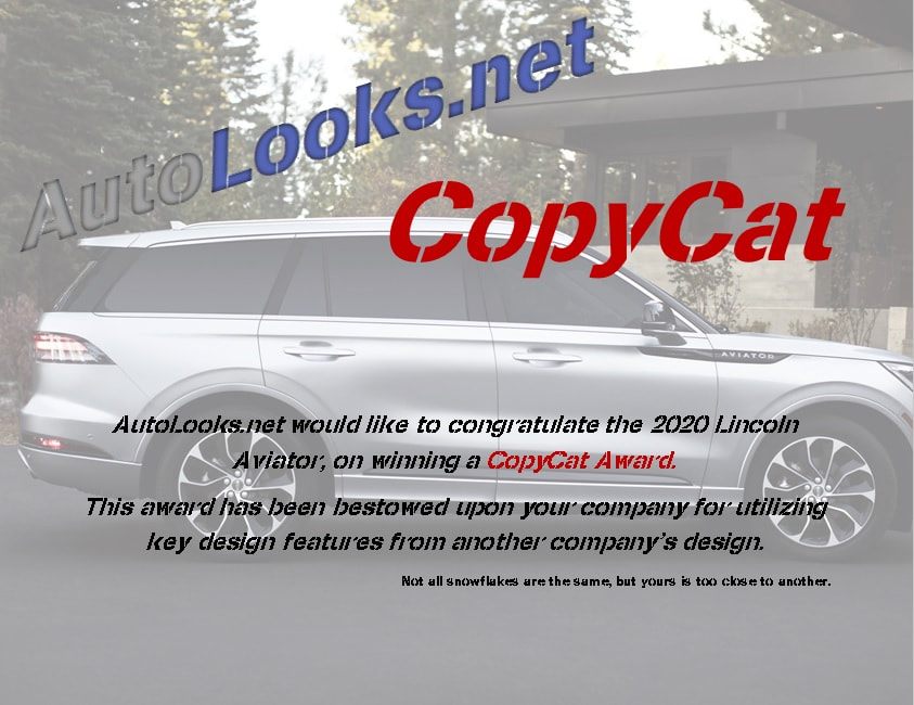 2020 Lincoln Aviator CopyCat Certificate