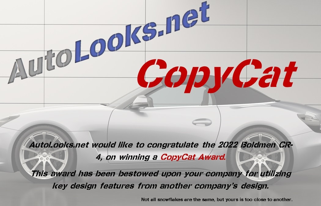 Boldmen CR-4 Copycat Award