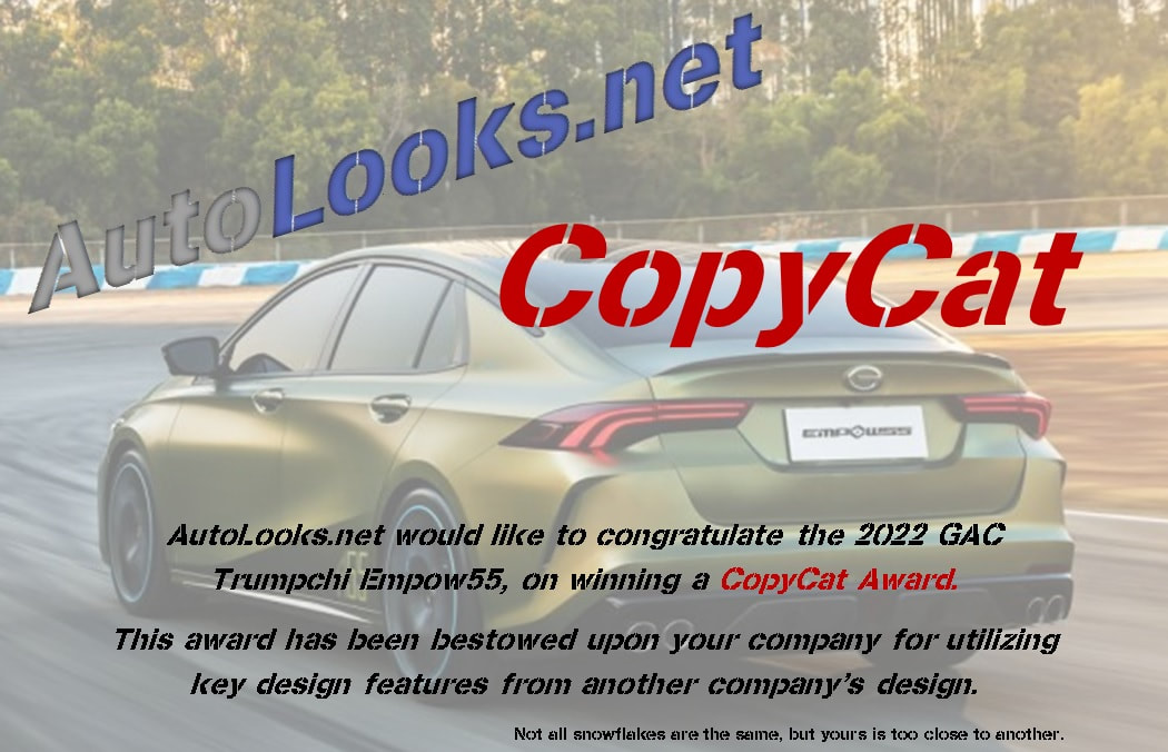 CopyCat Award - GAC Trumpchi Empow55