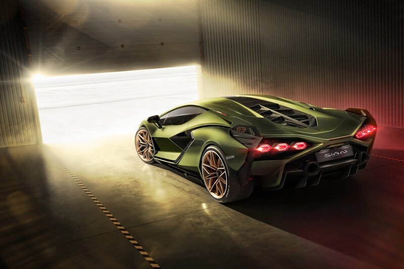 2021 Lamborghini Sian rear
