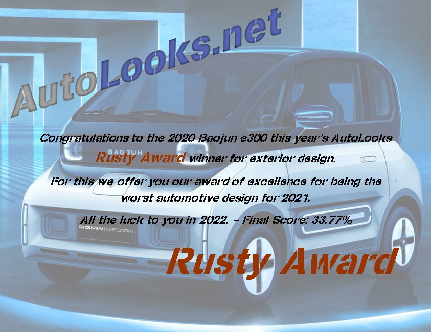 AutoLooks 2021 Rusty Award Winner