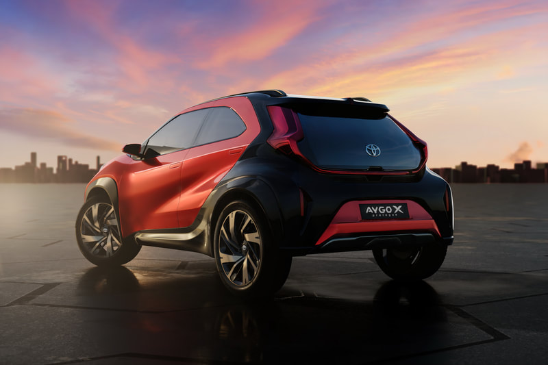 2021 Toyota Aygo concept rear