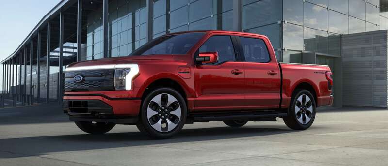 2021 Ford F-150 Lightning front