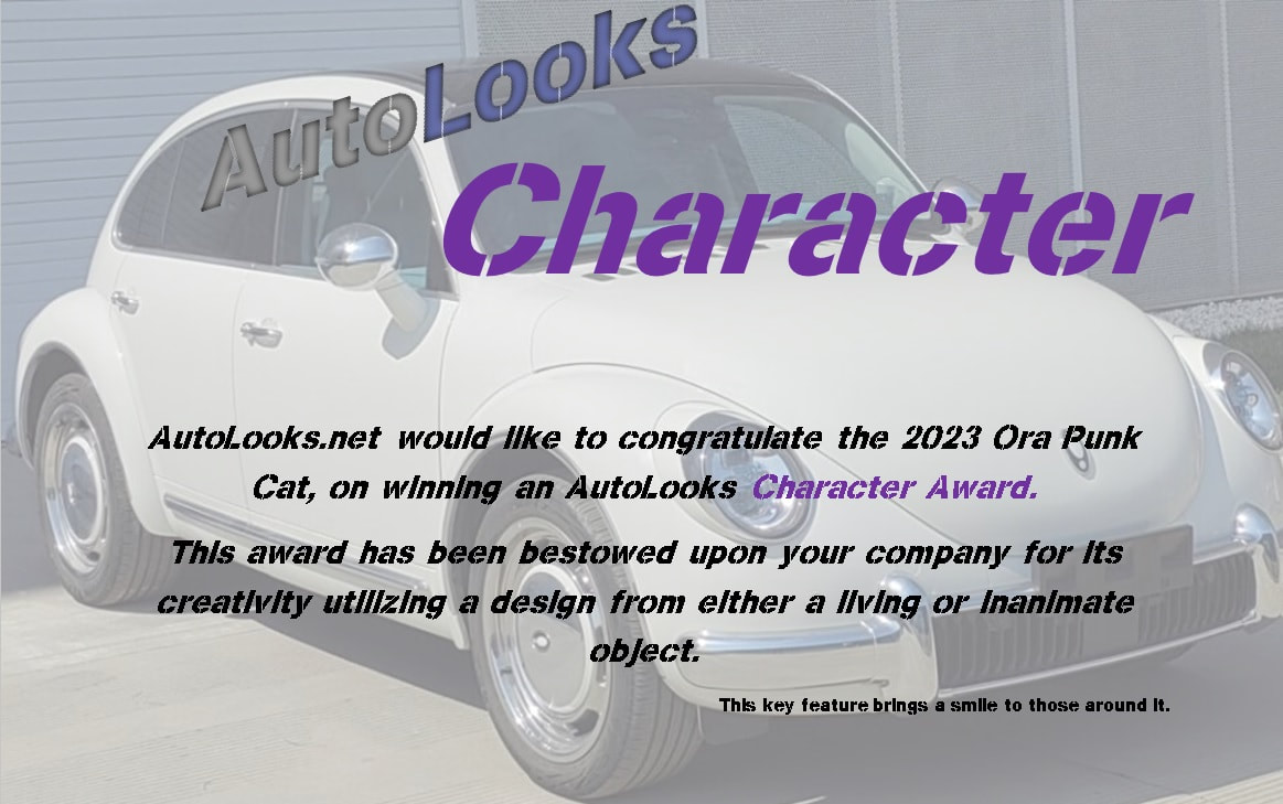 2023 Ora Punk Cat character award - autolooks