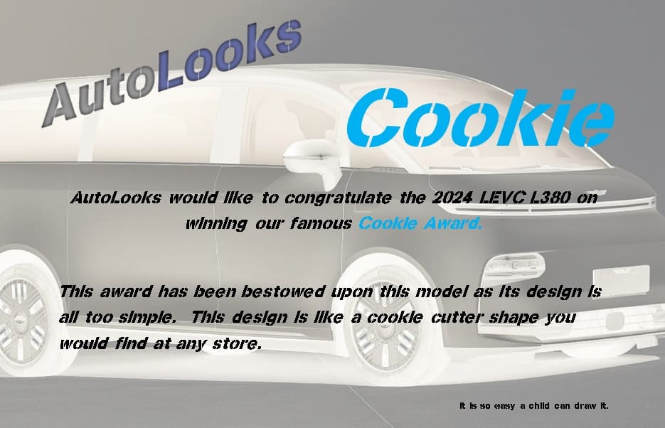 LEVC L380 Cookie Award