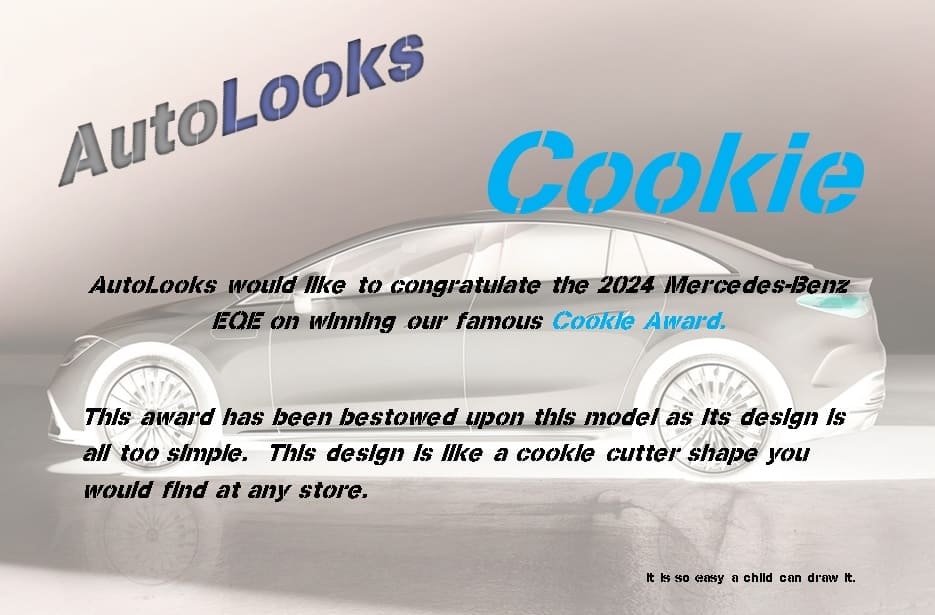 Mercedes-Benz EQE Cookie Award