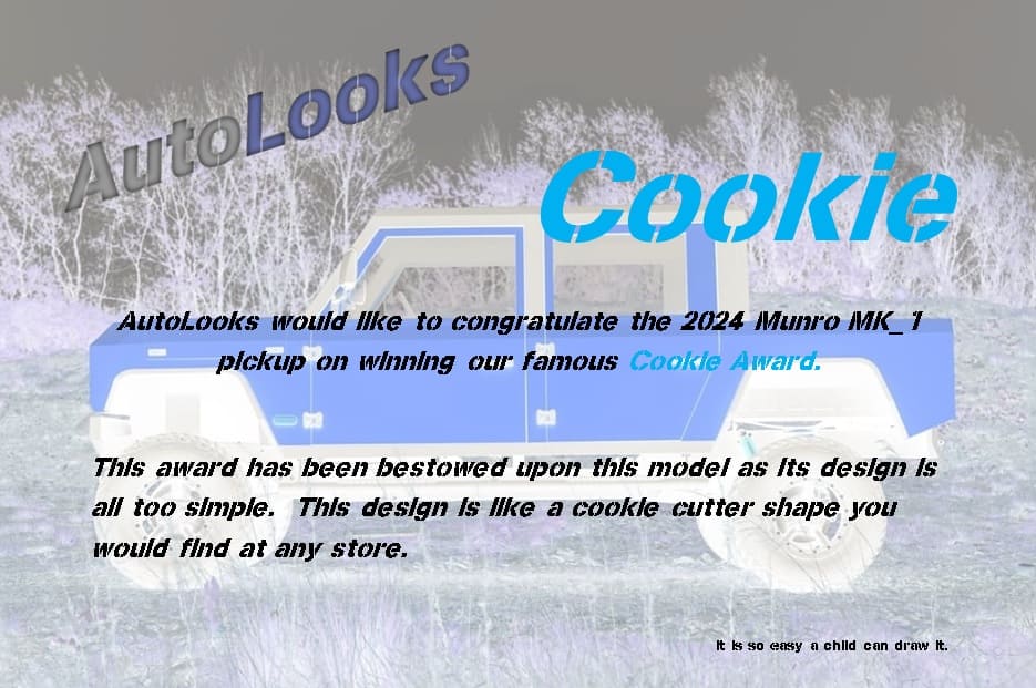 Munro MK_1 pickup Cookie Award