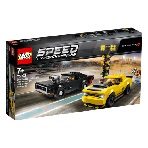 LEGO Speed Champions Dodge Challenger Demon and 1969 Charger