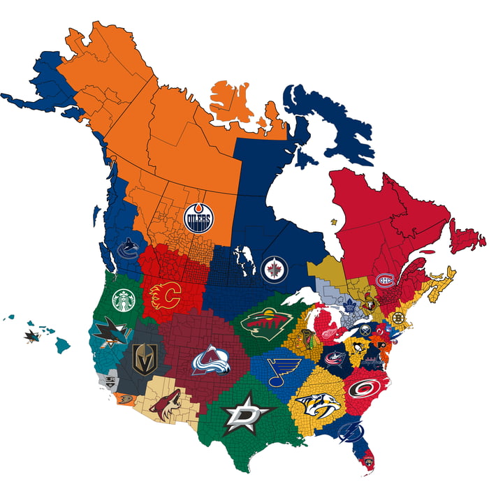 NHL Viewer Map