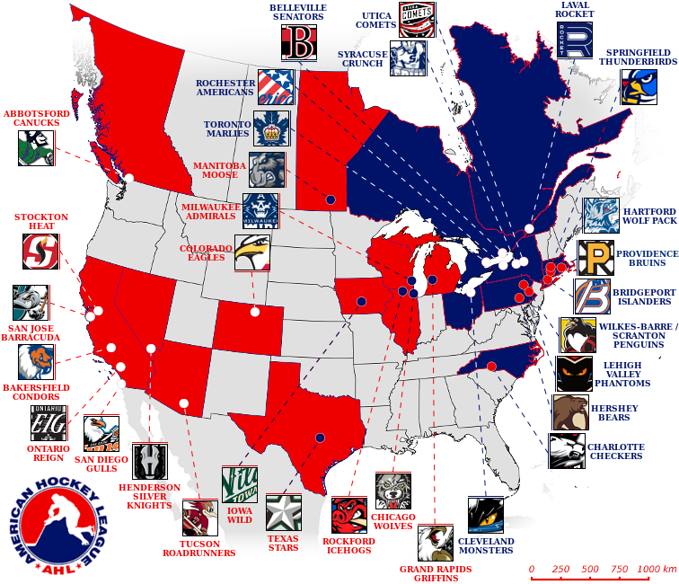 AHL Map