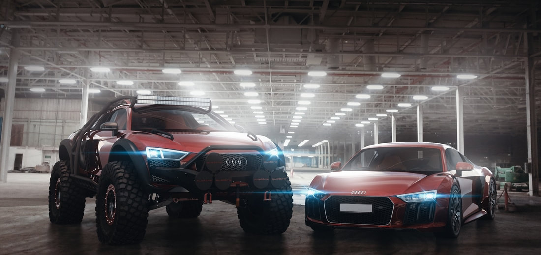 Audi R8 Baja Style render