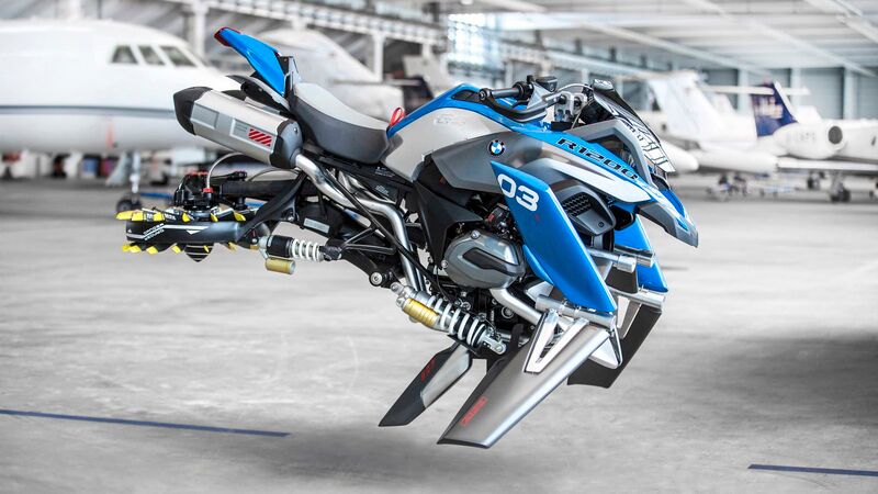 BMW flying motorcycle