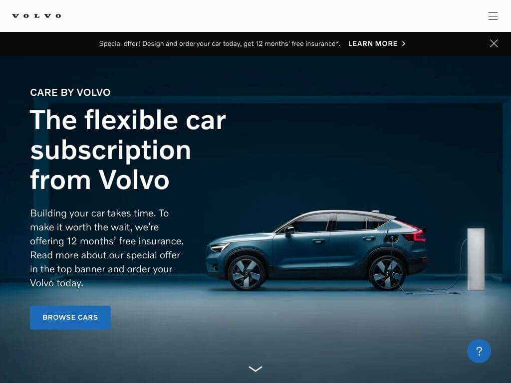 Volvo subscription