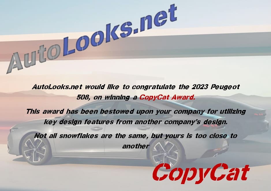 Peugeot 508 CopyCat Award