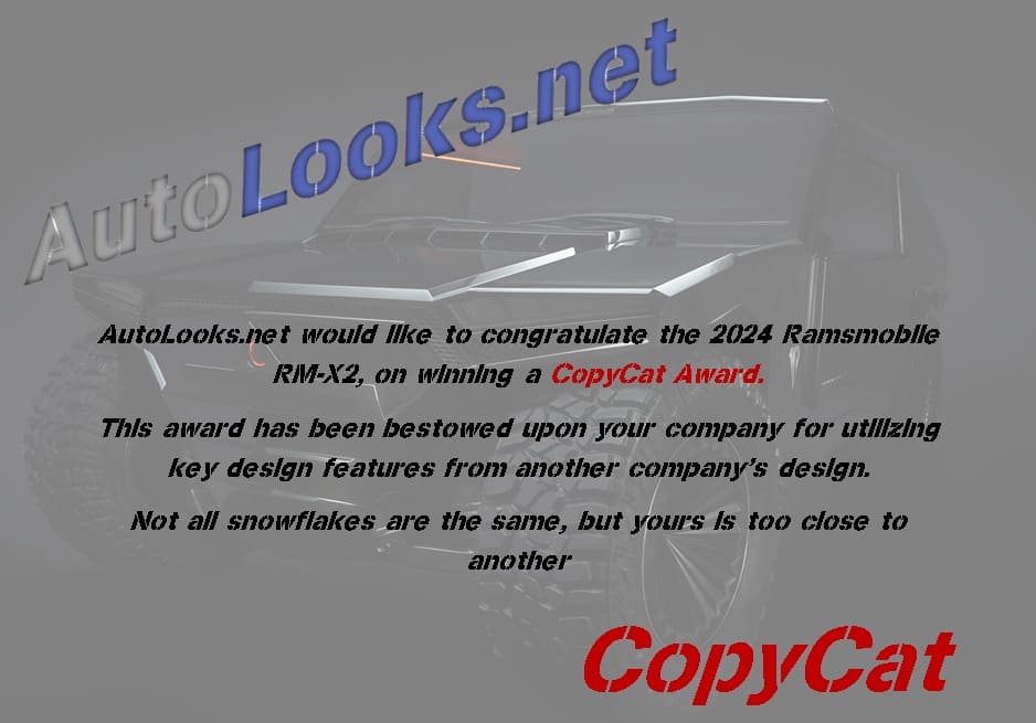 Ramsmobile RM-X2 CopyCat Award