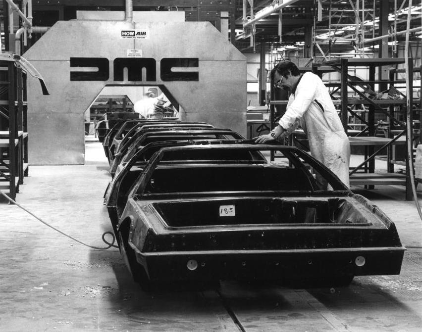 DeLorean production line