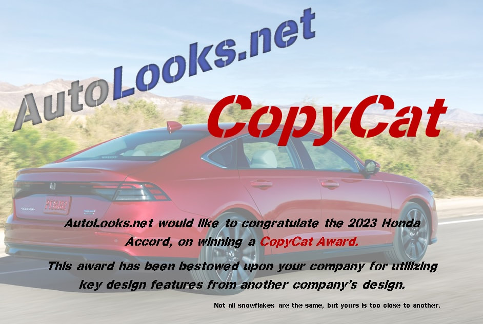 CopyCat Award - Honda Accord
