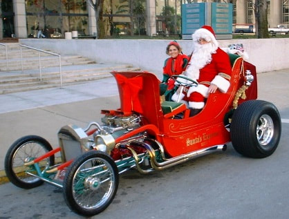 Hot Rod Santa
