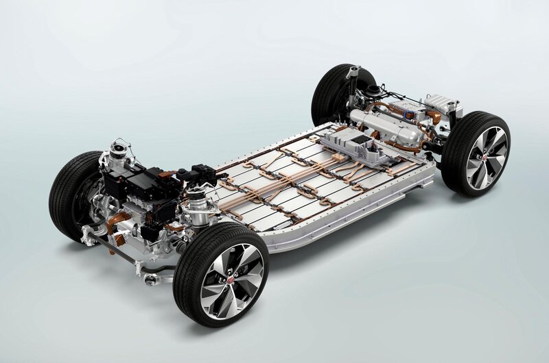 Jaguar I-Pace power layout
