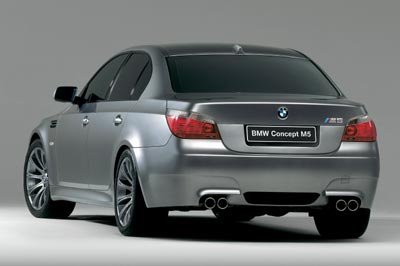 2005 BMW M5 rear