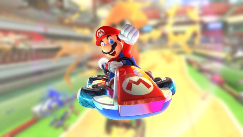 Floating Mario Kart