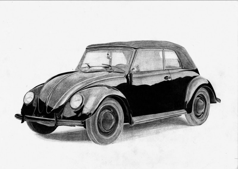 1938 Volkswagen Beetle convertible